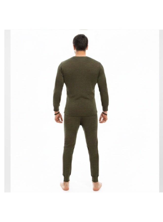 Caesar Men's winter thermal set, two pieces, with soft fleece lining - Image 2